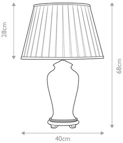 Lampă de masă Elstead DL-SASHI-TL SASHI 1xE27/60W/230V
