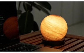 Decorațiune luminoasă maro închis cu USB ø 12 cm Sand Storm – Gingko