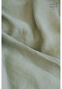 Cearșaf din in pentru copii Linen Tales Nature, 60 x 120 cm, verde