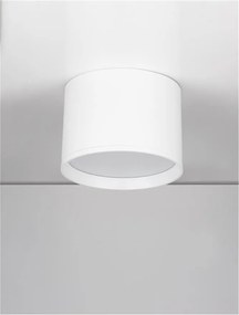 Spot aplicat, Plafoniera LED Ziaza alb, 12cm