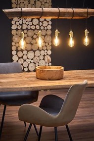 Masa dining extensibila decor din Stejar, BRYNE 150(210)x90