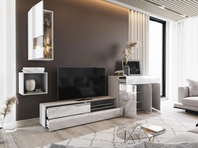 Mobilier living Berny 51 (alb + Alb lucios). 1087164