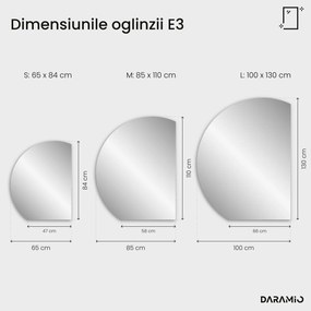 Oglindă rotundă cu iluminare LED E3
