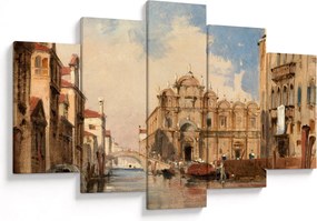 Tablou - Jules-Romain Joyant, The Scuola di San Marco, Venice, reproducere (150x105 cm)