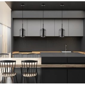 Lustră pe cablu JONERA 1xE27/40W/230V negru