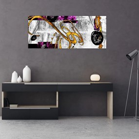 Tablou abstracției (120x50 cm)