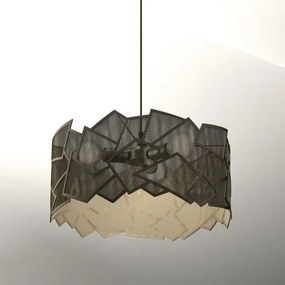 Lustră pe cablu CAMO 3xE27/15W/230V auriu