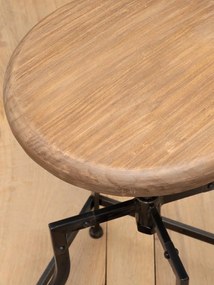 Scaun pivotant cu inaltime reglabila, din lemn de pin Adjustable