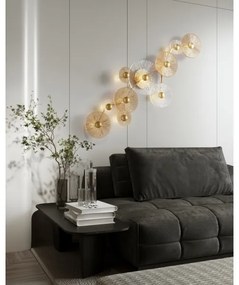 Aplică LED MAXLIGHT W0354 ALLURE 10xLED/4,3W/230V auriu