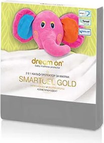 Protecție saltea Dream On, SMARTCEL GOLD Baby Grey 21, 60x120