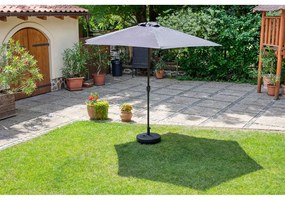 Umbrelă de soare fără suport Bonami Essentials Sun, ø 300 cm, negru