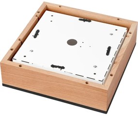 Plafonieră OAK SQUARE 2xE27/15W/230V 31x31 cm stejar/negru