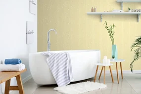 Tapet autoadeziv cu motiv vegetal în design maro