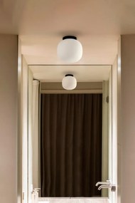 Plafoniera baie stil minimalist AMELIA negru, alb