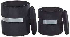 Set 2 buc. taburete DORRA (negru). 1023136