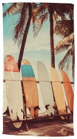 Prosop de plajă din catifea 100x180 cm Vintage Surf – Good Morning