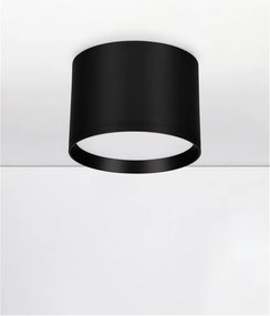 Spot aplicat, Plafoniera LED Ziaza negru, 12cm