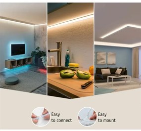 Paulmann 70666 - LED 20W IP44 bandă baie MAXLED 3m 2700K 230V dimabilă