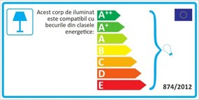 Lustra moderna cu 4 pendule ANNIKA alama 21000-4HM GL