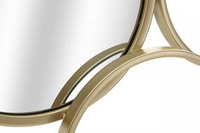 Panou decorativ auriu din metal, 123x4,5x51,5 cm, Mix Mauro Ferretti