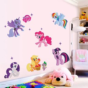 Autocolant de perete "My Little Pony" 104x59 cm