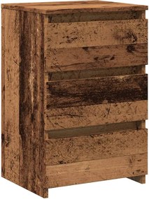 vidaXL Noptieră, lemn învechit, 40x35x62,5 cm, lemn prelucrat