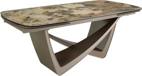 Masa extensibila deosebita design LUX Marble 200-300x100cm