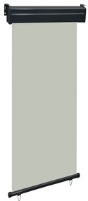 vidaXL Copertină laterală de balcon, gri, 80 x 250 cm