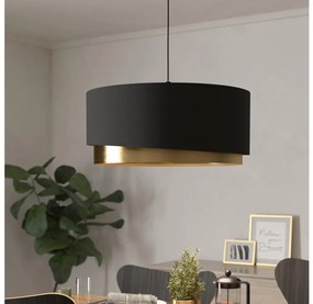 Lustră pe cablu Eglo 39926 MANDERLINE 1xE27/40W/230V negru/auriu