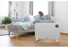 Sencor - Convector cu ecran LCD și termostat, 750 W / 1500 W / 230 V, IP24
