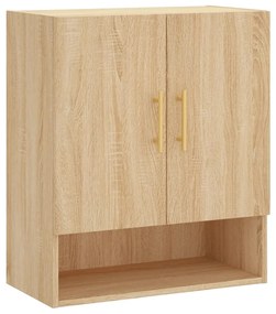 vidaXL Dulap de perete, stejar sonoma, 60x31x70 cm, lemn compozit