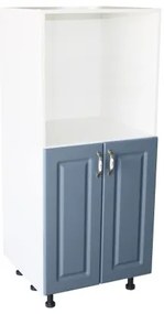 Soldat 60 cu 2 usi cu spatiu cuptor Zebra MDF albastru drept