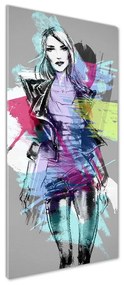 Tablou pe acril Abstracție femeie