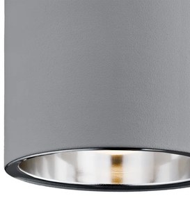 Spot aplicat tavan TYBER rotund 9cm gri