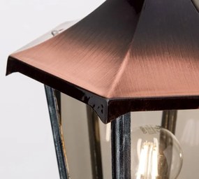 Stalp iluminat exterior stil clasic IP43 H116 Hermine AL 11K/82514/A schwarz-silber OR