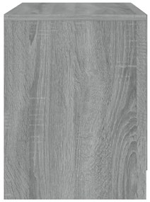 Noptiere, 2 buc., stejar sonoma gri, 45x34,5x44,5 cm, PAL 2, sonoma gri