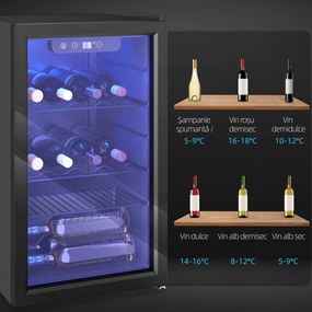 HOMCOM vitrină frigorifică încorporabilă | Aosom Romania