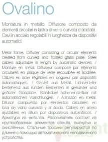 Aplica de perete moderna OVALINO AP2 BIANCO 038025