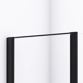 Usa batanta de dus in nisa, 800 mm, negru mat, Ronal Divera 800 mm, Negru mat