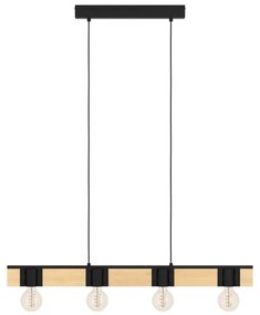 Lustră pe cablu Eglo 43902 BAILRIGG 4xE27/40W/230V