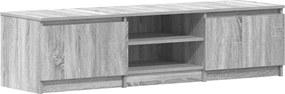 vidaXL Comodă TV, gri sonoma, 140x40x35,5 cm, lemn prelucrat