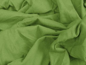 Cearsaf Jersey cu elastic 90x200 cm verde
