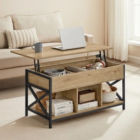 Masuta de cafea TAYLOR ARTISAN cu blat extensibil 100x50 cm