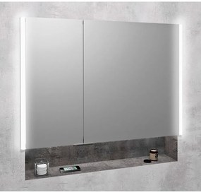 Dulap de baie gri 85,5x70 cm Integra – Sapho