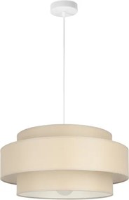 Brilagi - Lampă suspendată pe cablu RESNA 1xE27/60W/230V Ø 40 cm bej