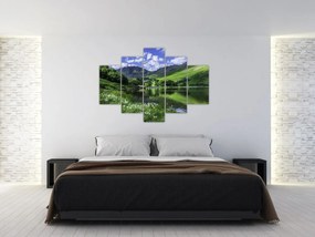 Tablou - Peisaj cu un lac (150x105 cm)