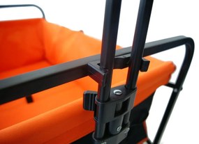 Cărucior de transport pliabil - premium 150 L Portocalie
