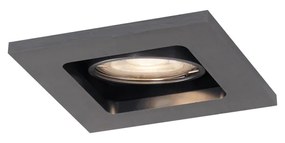 Spot modern integrat, gri antracit, GU10, 50 mm, rotund, orientabil - Qure