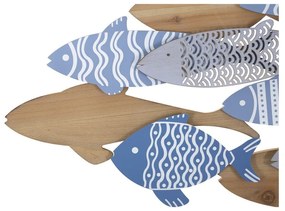 Decorațiune de perete din metal 91x33,5 cm Fish – Mauro Ferretti