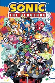 Poster Sonic The Hedgehog - Sonic Comic Characters, (61 x 91.5 cm)